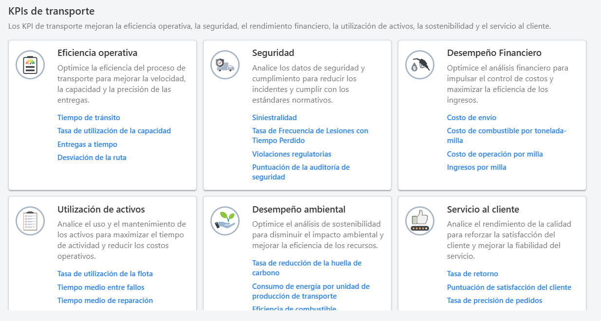 Nuevos módulos para las industrias de transporte y comercio minorista